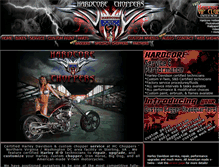 Tablet Screenshot of hardcorechoppers.com